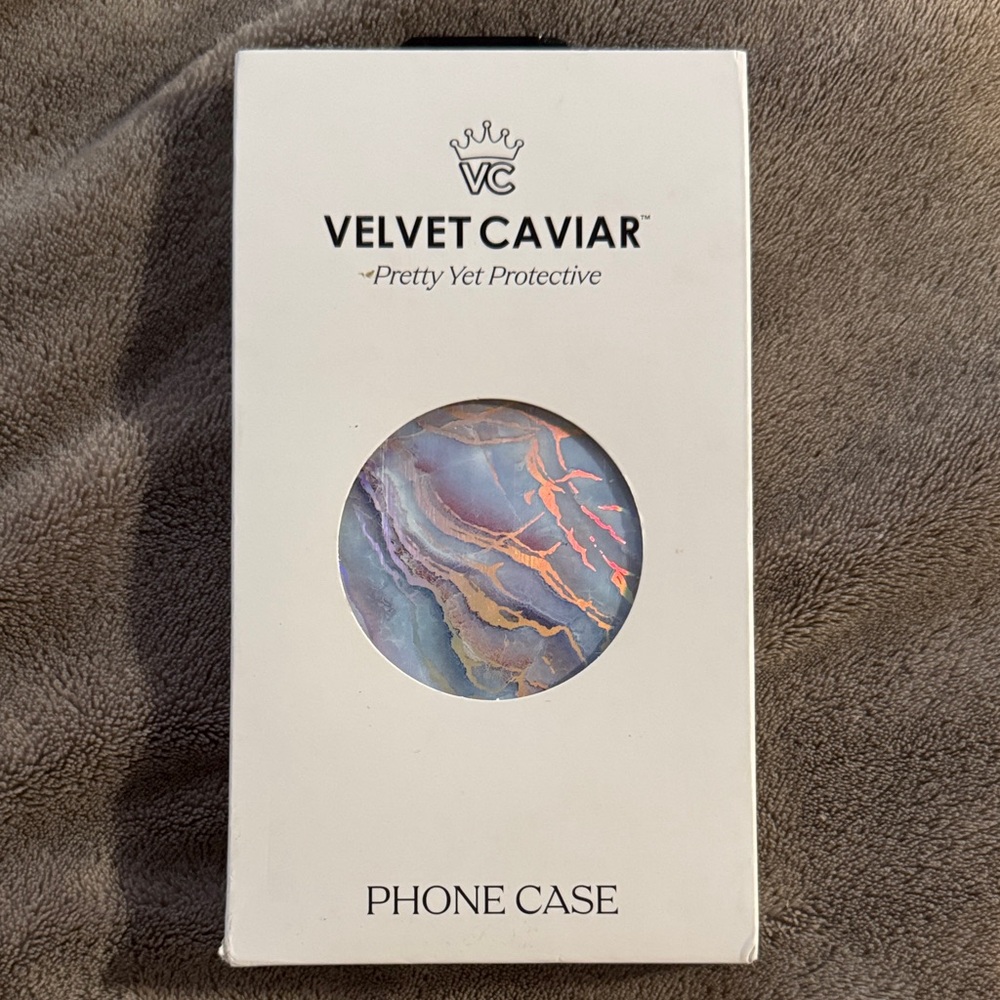 Velvet Caviar Marble Design Phone Case